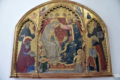 Incoronazione della Madonna con Angeli (15th c.) - Sano di Pietro - 3390