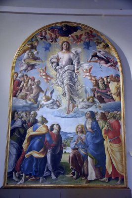 Ascensione di Gesł (1492) - Pietro di Francesco degli Orioli - 3501