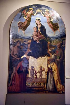 Madonna in trono col Bambino e Santi (1512) - Bernardino Fungai - 3507