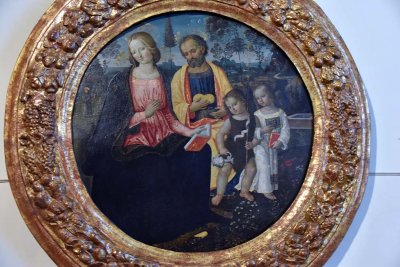 Sacra Famiglia e San Giovannino (15-16th c.) - Bernardino di Betto detto il Pinturicchio - 3525