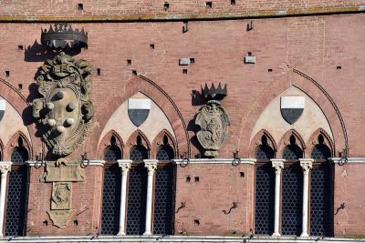 Palazzo Pubblico tower (detail) - 3726