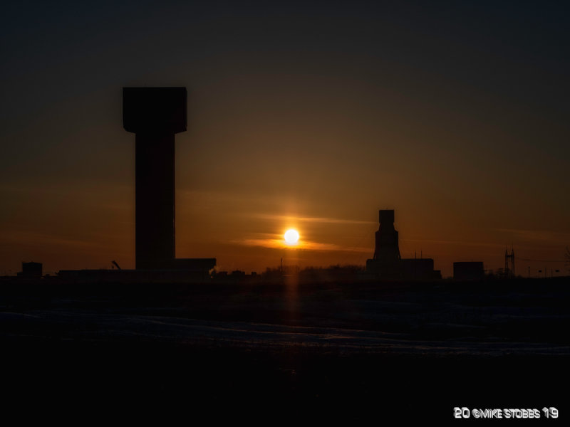 Sunrise At The Head-frame