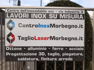 CENTRO INOX mORBEGNO TAGLIO LASER FIBRA E LAVORAZIONE SU MISURA