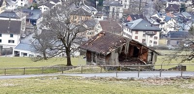 damaged barn
