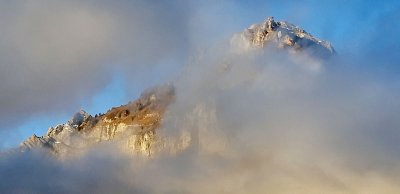 Our Glrnisch on a foggy day