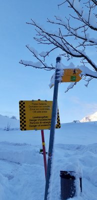 Danger d'avalanches 