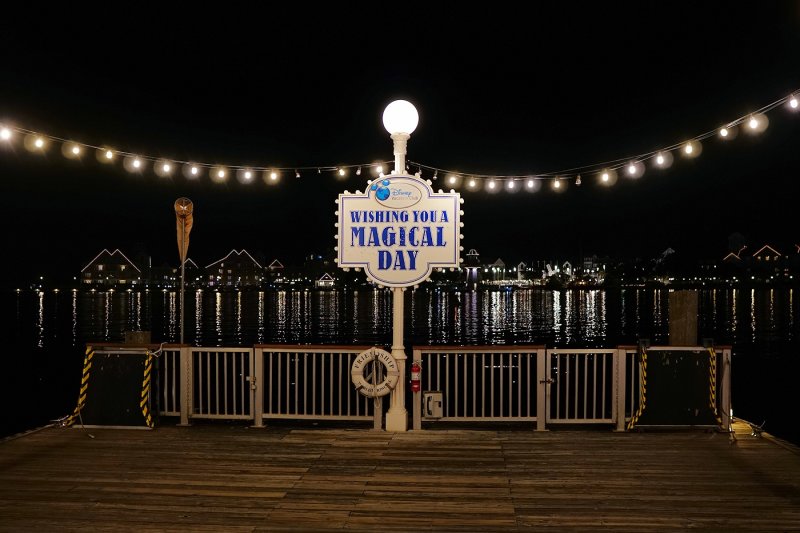 Nighttime on the Boardwalk dock