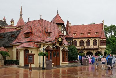 Germany Pavilion in the rain