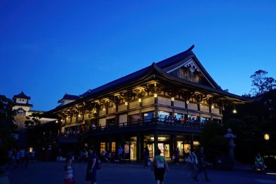 Japan Pavilion at night