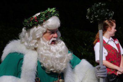 Father Christmas in UK pavilion