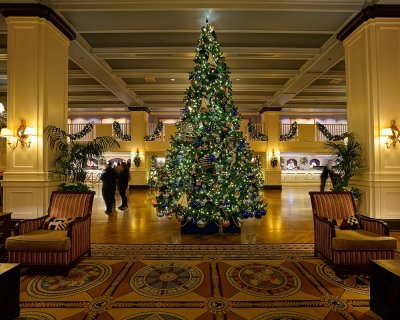 Yacht Club Resort Lobby Christmas