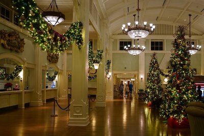 Boardwalk Resort Lobby Christmas