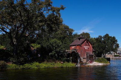 Harper's Mill across the river