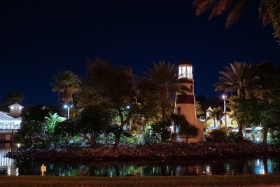 Old Key West night scene