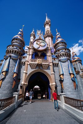 Cinderella's Castle 50th Anniversary - up close