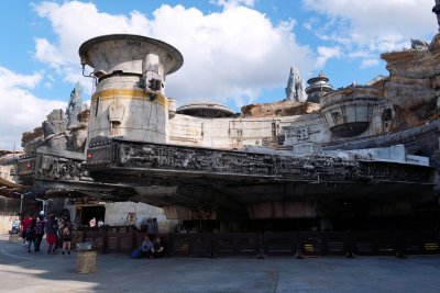 Millennium Falcon at Black Spire outpost 