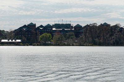 Wilderness Lodge across the lake