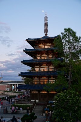 Japan pavilion's pagoda