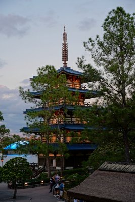 Japan pavilion's pagoda