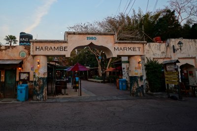 Harambe Market around sunset