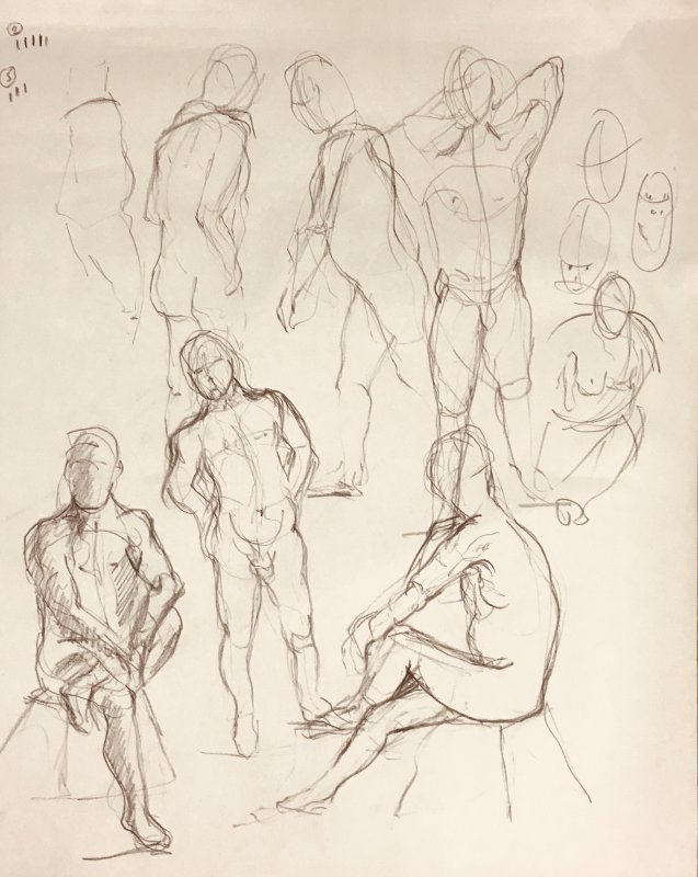 Two minute Gestures Male