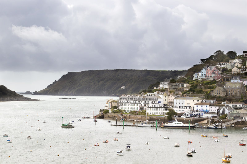 Week 37 - Salcombe Harbour from Snapes Point with approaching shower.jpg