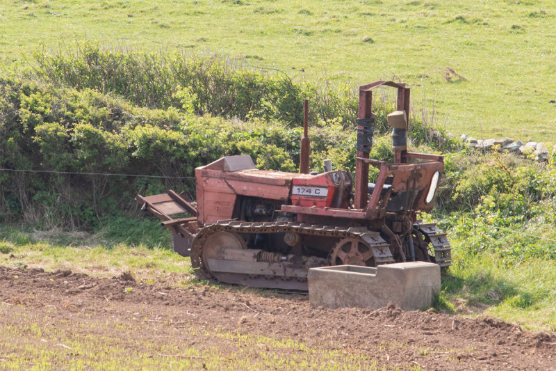 Week 17 - Crawler tractor at Gammon Head South Devon.jpg