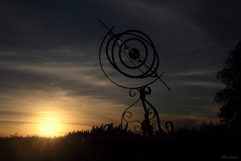 Armillary Sunset from home