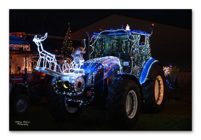 Tractor Kerst Licht Parade Werchter