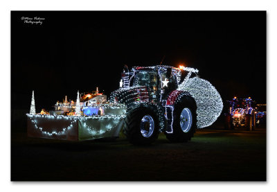 Tractor Kerst Licht Parade Werchter 2019