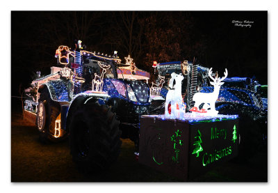 Tractor Kerst Licht Parade Werchter 2019