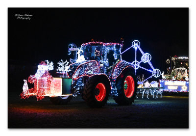Tractor Kerst Licht Parade Werchter 2019