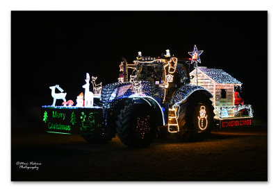 Tractor Kerst Licht Parade Werchter 2019