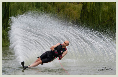 Water skiing on the Murray