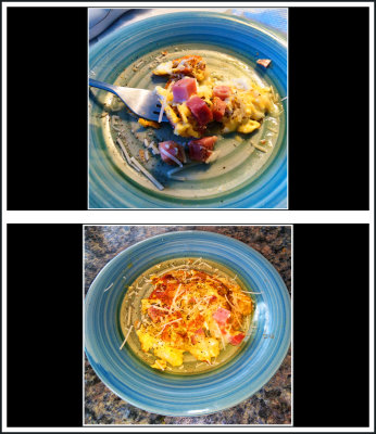 One egg scramble