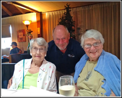 8-17-22 My mom and Aunt,   93 and 95 years young. 