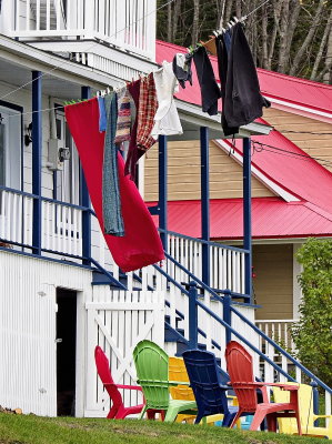 Clothes out to Dry, Quebec - October 2021