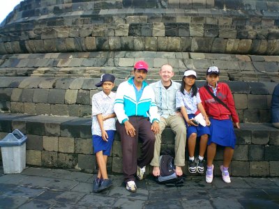 Schoolkids - Borobudur - Jogjakarta, Java