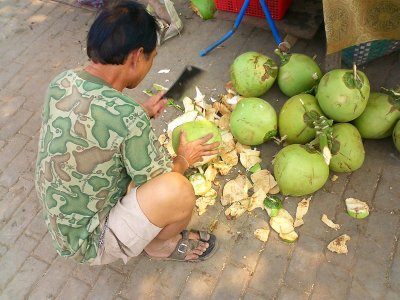 Fresh coconut - Vientienne