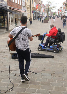 93. The Busker and the Street