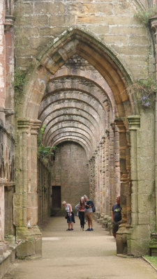 206. Fountains Abbey:Through the arches