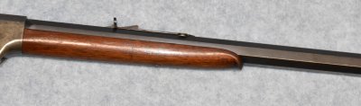 Forearm, Right Side - Note: Early style sculpted forend tip with horn wedge inlay