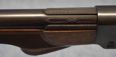 Engraved Rigby Flats on Barrel