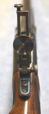 Mid Range Tang Sight Eye Cup Detail