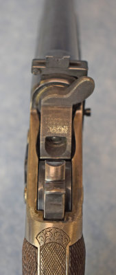 Hammer, Breechblock, and Rear Sight Detail