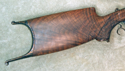Zischang Style Buttstock with Schoyen Two Prong Buttplate