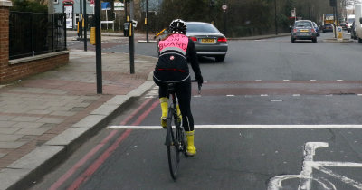 If my wife were pregnant there is no way I would let her ride a bike in London traffic.