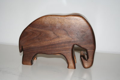 Elephant bandsaw box