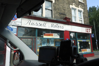 Russell motors in Falcon Road.