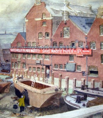 An old painting of the Mills.